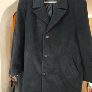 London Fog Men's Dark Gray Pea Coat